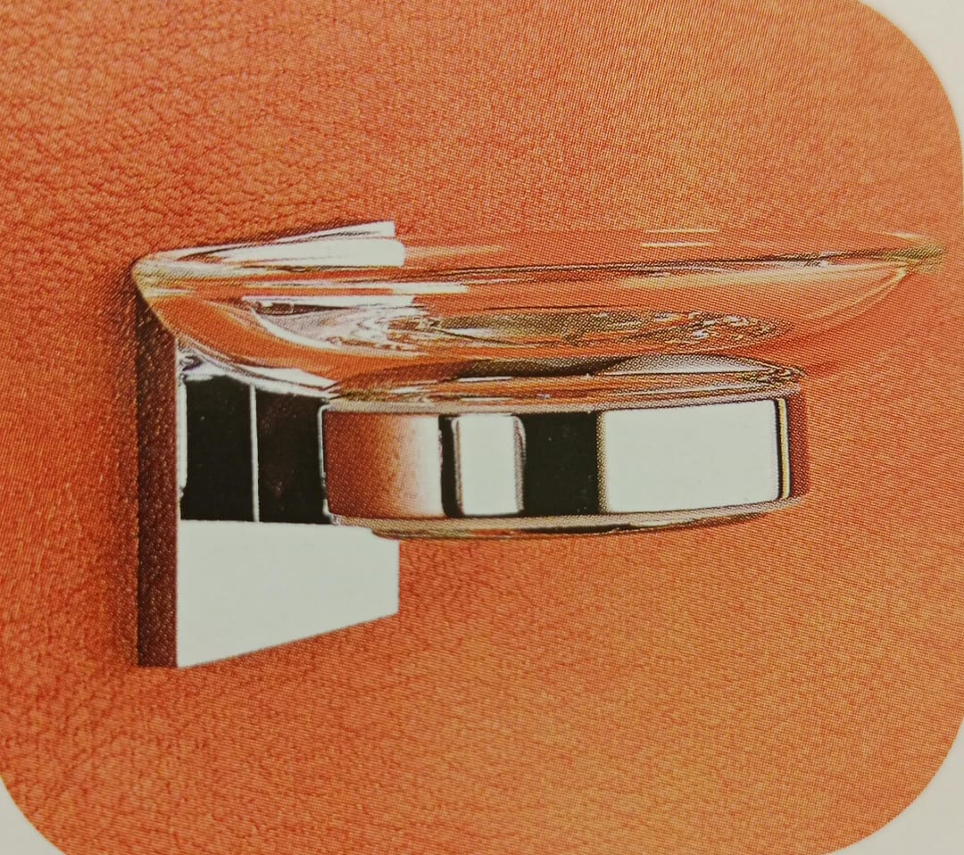 DECOR SHARLO GLASS SOAP DISH SR0002